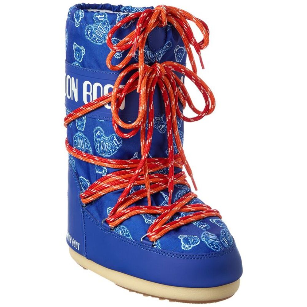 Palm Angels X Moon Boot® Bears Paisley Boot, Blue